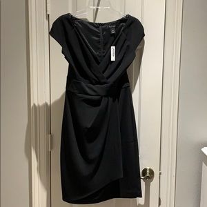 White House Black Market black cocktail dress.